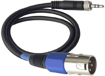 Sennheiser CL 100 Line-Kabel für EK 100, 3,5 mm ew-Klinke -> 3polig XLR-M, unsymmetrisch