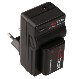 Hedbox RP-DC30 Digital Battery ChargerFrom 3.6V to 8.7V Power OutInterchangabile Battery PlateUSB Ou