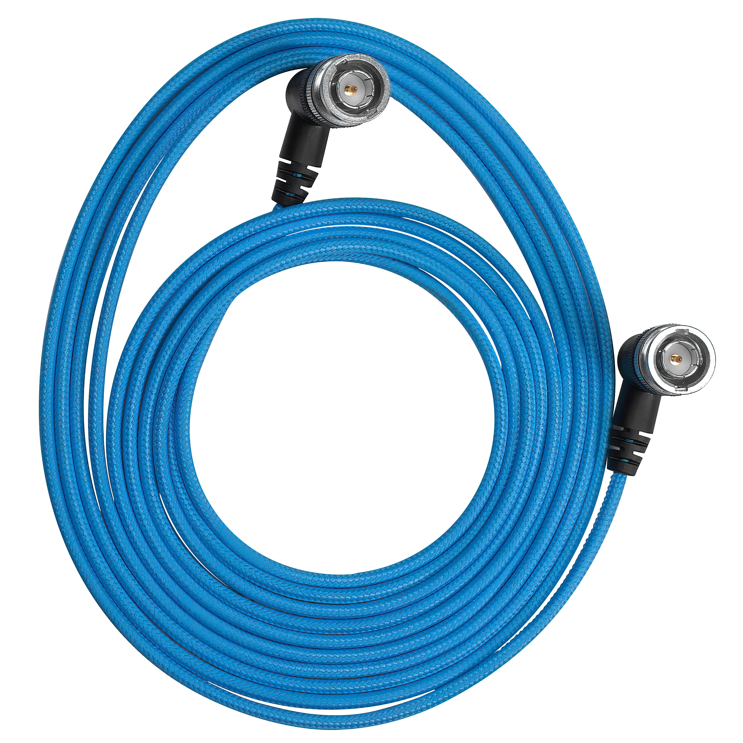 Kondor Blue Ultra Thin 6G SDI Video Cable Right Angle BNC (10ft)
