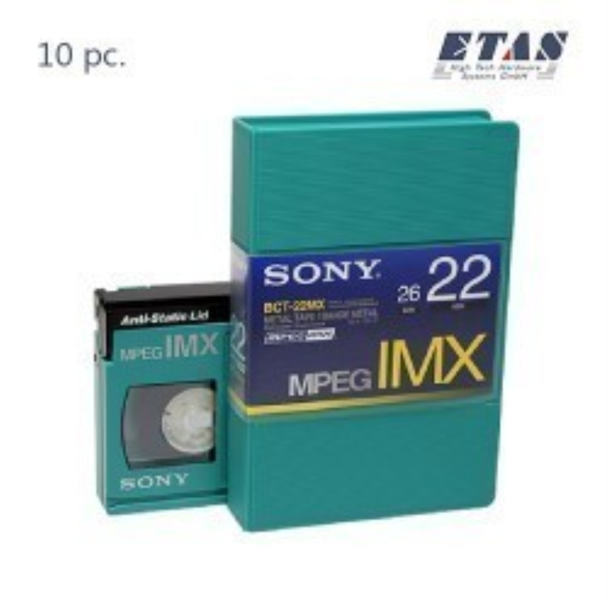 Sony BCT22MX - 22 Minuten1/2&amp;quot; Digital MPEG IMX Cassetten