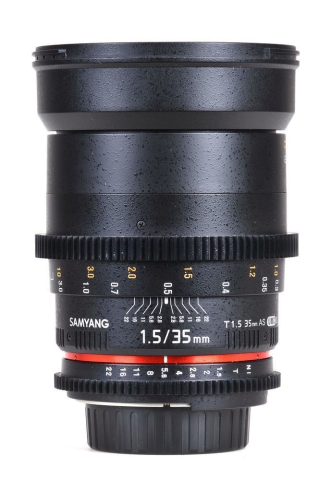 Samyang T1.5/35mm ED AS IF UMC VDSLR (Nikon) inklusive Zahnung f&amp;#252;r den Followfocus