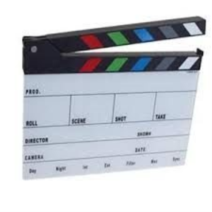 Cavision Acryl Filmklappe 28cm x 23cm (neue, verbesserte Version farbig)