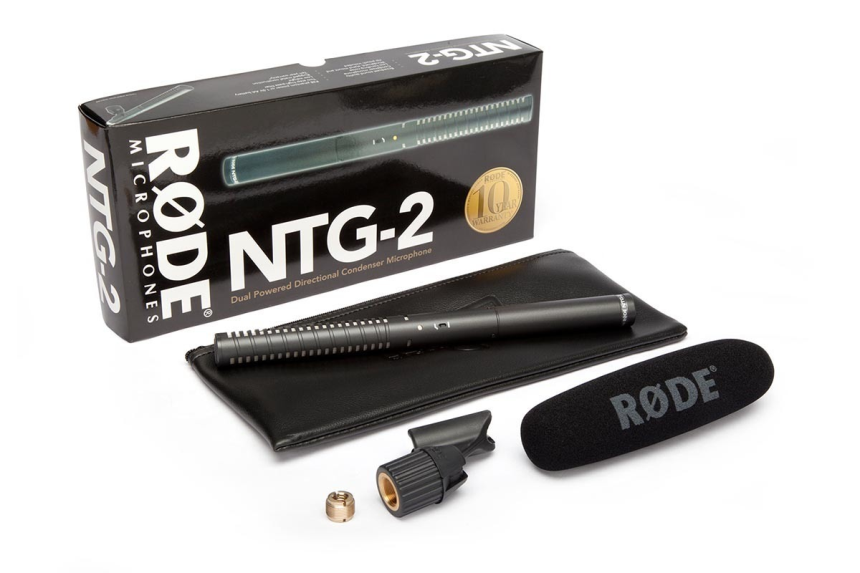RODE NTG2 - Richtrohr Kondensatormikrofon, inkl. Halterung
