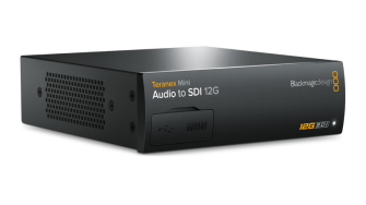 Blackmagic Teranex Mini - Audio zu SDI 12G