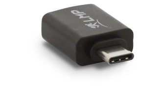 LMP USB-C (m) zu USB A (f) Adapter, 5G/3A, schwarz