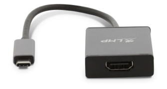 LMP USB-C zu HDMI 2.0 Adapter, USB 3.1 (m) zu HDMI 2.0 (f), Aluminium, space grau