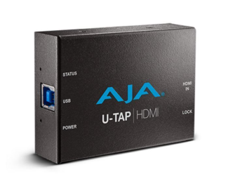 AJA U-TAP-HDMI HD/SD USB 3.0 capture device