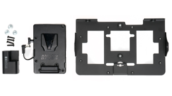 SmallHD V Mount battery bracket with mounting plate for 702 OLED