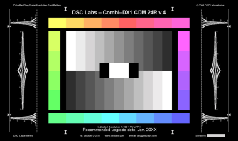 DSC Labs CDX1-24W Combi-DX1 CDM 24R - Combi-DX1 Optical Signal Generators (OSGs) 16:9 format (o/d 13