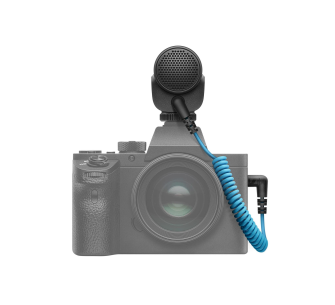 Sennheiser MKE 200 Kamera-Richtmikrofon mit integriertem Windschutz und Schwinghalterung f&#252;r optimie