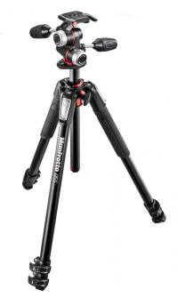 Manfrotto MK055XPRO3-3W - Pro Alustativ mit 3D Neiger MHXPRO-3W