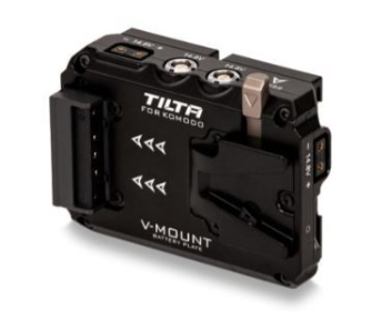Tilta Dual Canon BP to V Mount Adapter Battery Plate for RED Komodo - Black