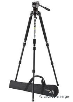 Miller AIR (1042) Solo 75 2-St C/F Tripod (1501) Pan Handle (682) Softcase (2095) Camera Plate (1204