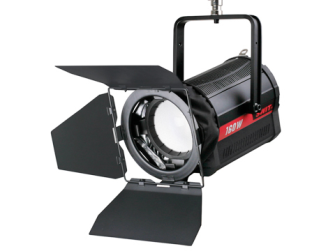 SWIT Studio LED spot light, with Chip-on-board LEDs of 50,000 hours lifetime, and generates 160W lig