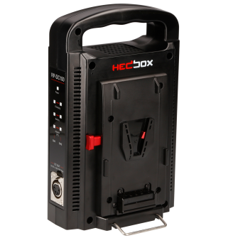 Hedbox RP-DC100V | Professional 2-ch V-Lock Simultaneous Battery Charger/Power Station
