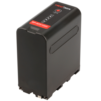 Hedbox RP-NPF1000 | SUPER HIGH CAPACITY Li-Ion Battery 77Wh / 10400mAh, Compatible with Sony DCR-VX2