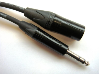 6m Mikflex Mikrofonkabel mit XLR 3pol. male / Klinkenstecker 6,35 mm 3pol.; symmetrisch