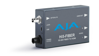 AJA HI5-12G-R-R0 - 12G-SDI to HDMI 2.0 Conversion with Fiber Receiver