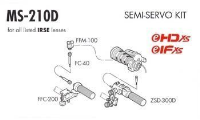 Semi Servo Kit, Fokus mechanisch, Zoom &amp;#252;ber Servo  FFC-200/FC-40/FFM-100/ZSD-300D