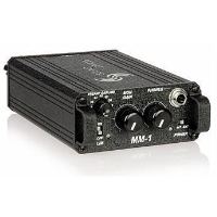 Sounddevices MM-1 Single channel, battery powered microphone preamplifier with headphone monitoring