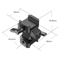 SmallRig Swivel and Tilt Monitor Mount with Nato Clamp_Both Sides_ BSE2385