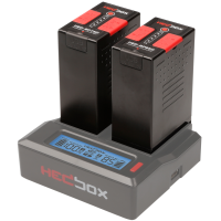 Hedbox HED-BP75D 75Wh / 5200mAh8A / 75W Max LoadUSB Output 5.1V / 1A / 5W2 x D-Tap Output 14.8V / 8A