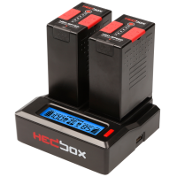 Hedbox RP-DC50 Dual Simultanius Battery ChargerFrom 8.4V to 16.8V Power OutInterchangabile Battery P